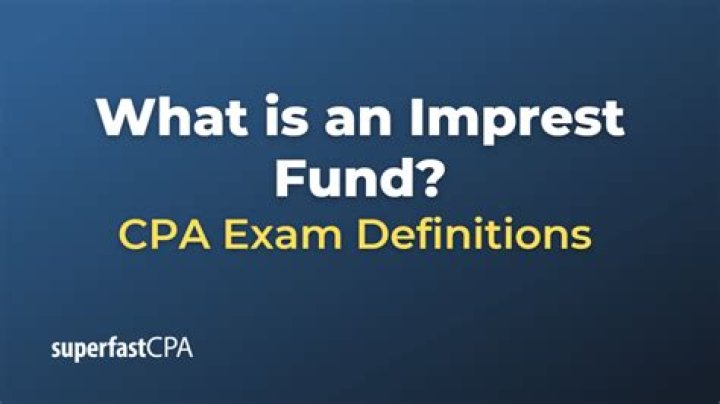 Imprest fund - How To Discuss