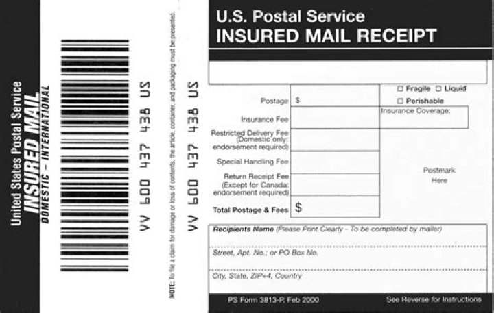 Insured mail - How To Discuss