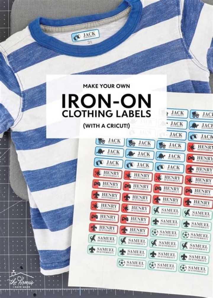 Iron on name labels - How To Discuss