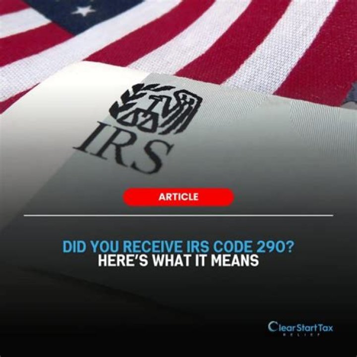 Irs Code 290 - How To Discuss