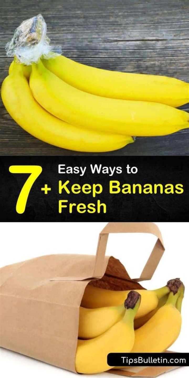 Keep bananas fresh - How To Discuss