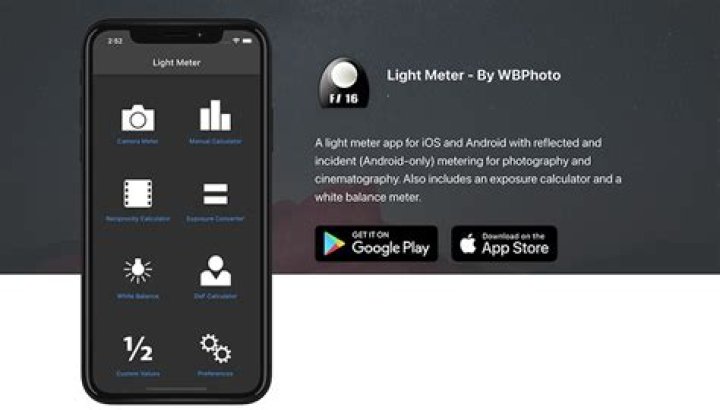 Light meter app - How To Discuss