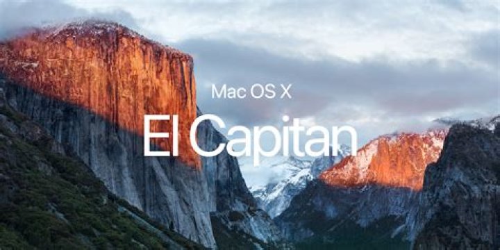 Mac os x el capitan