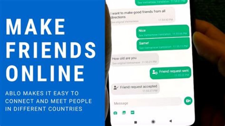 Make friends online not dating