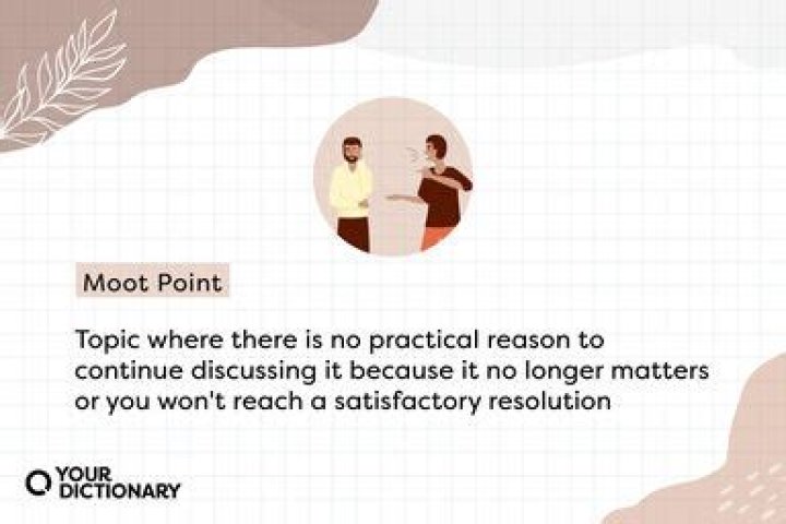 Moot point - How To Discuss