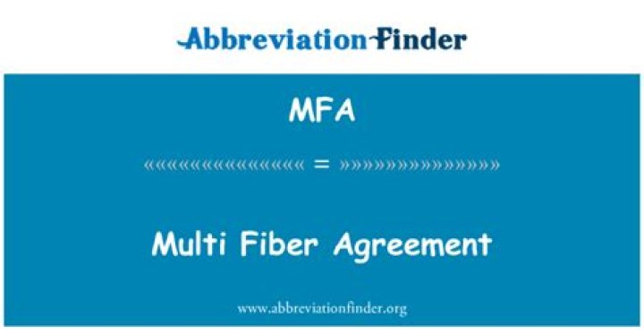 Multi fiber agreement (MFA) - How To Discuss