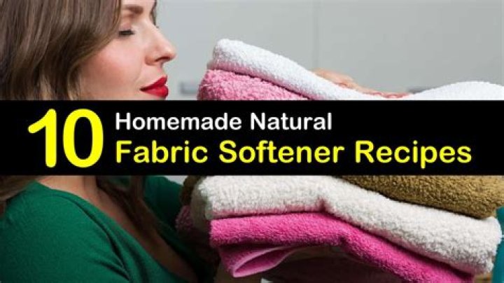 Natural fabric softener - How To Discuss