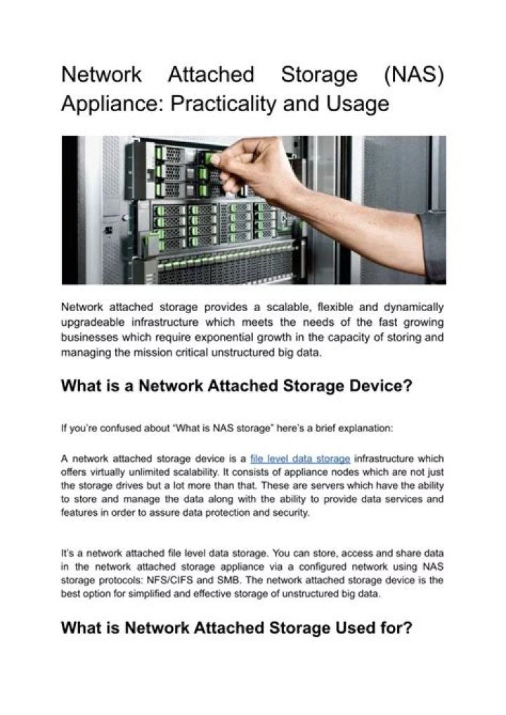 Network Appliance - How To Discuss