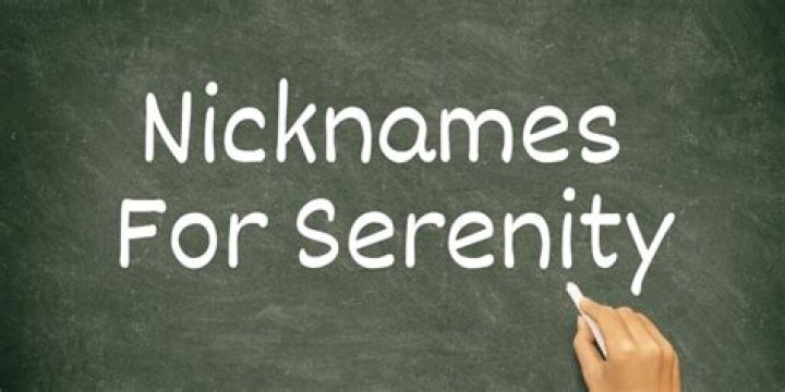 Nicknames For Serenity - How To Discuss