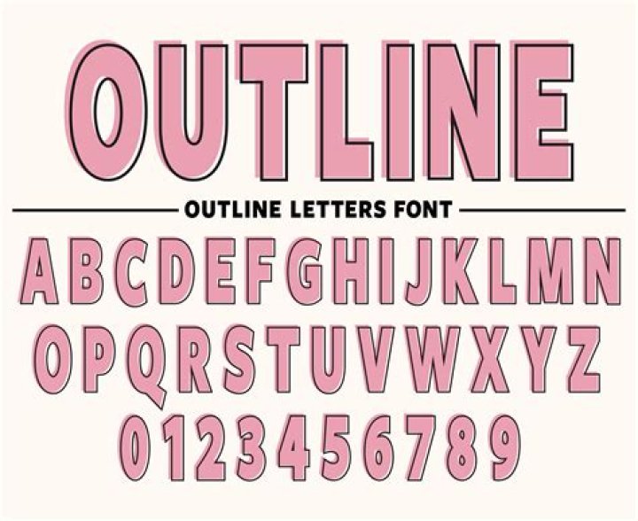 Outline font - How To Discuss