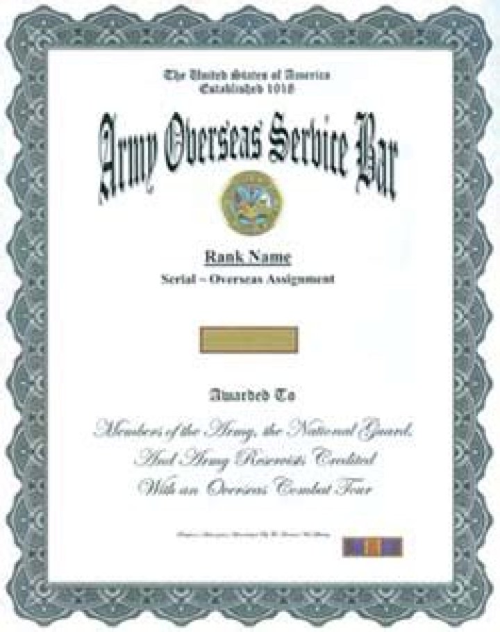 Overseas Service Bar - How To Discuss