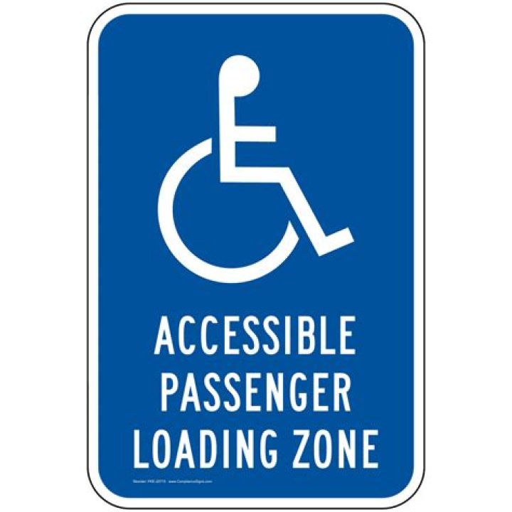 Passenger Loading Zone Los Angeles White
