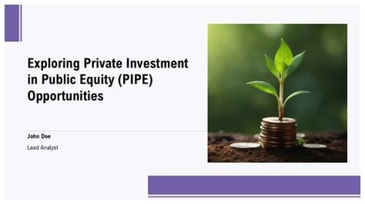 Private Investment In Public Equity (PIPE)