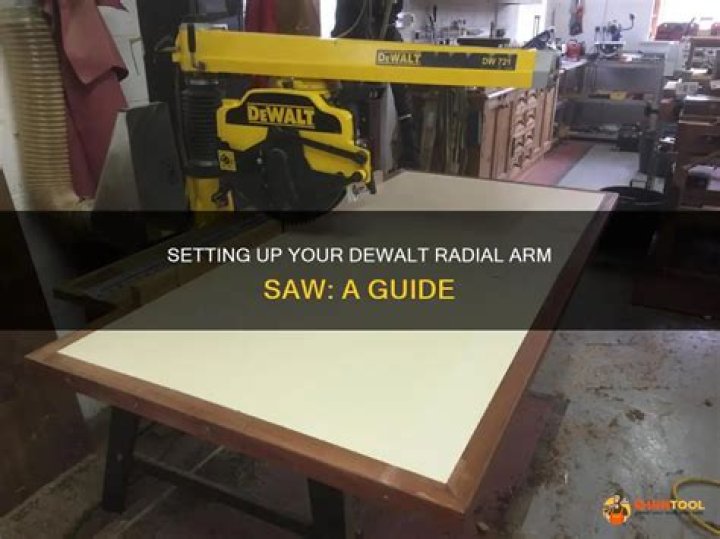 Radial saw - How To Discuss