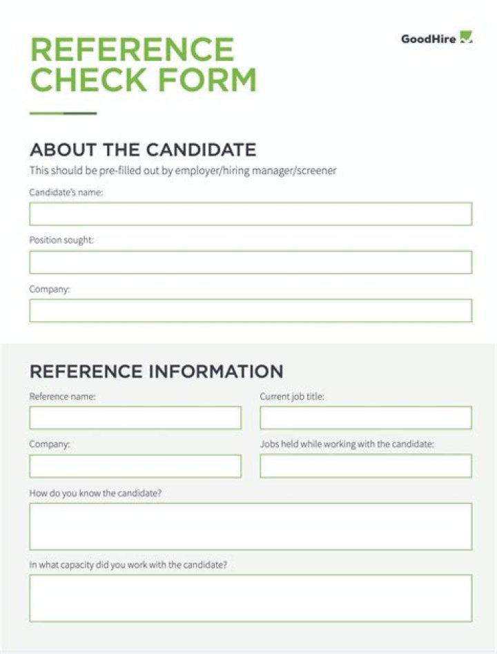 Reference check - How To Discuss