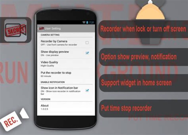 Secret camera recorder - How To Discuss