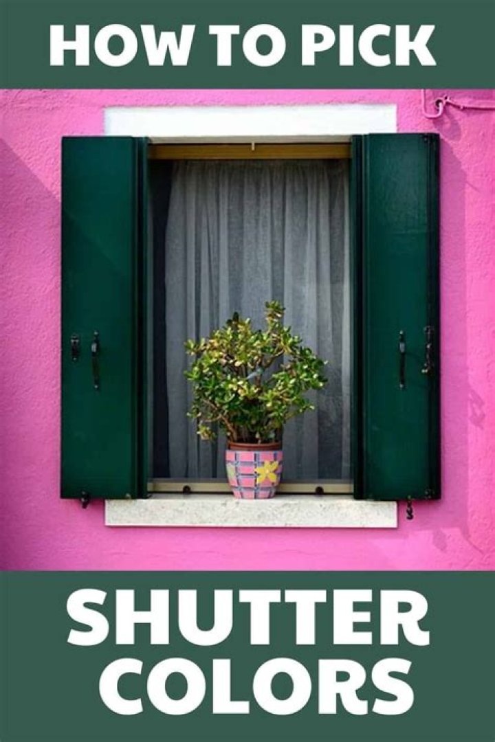 Shutter colors - How To Discuss