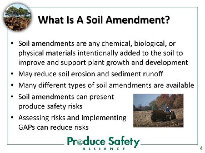 Soil amendments - How To Discuss