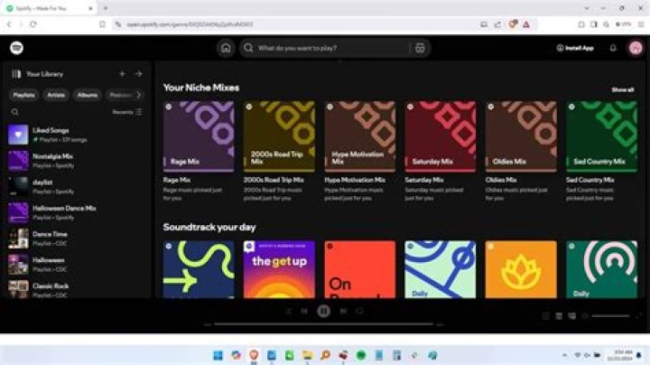 Spotify web player not working