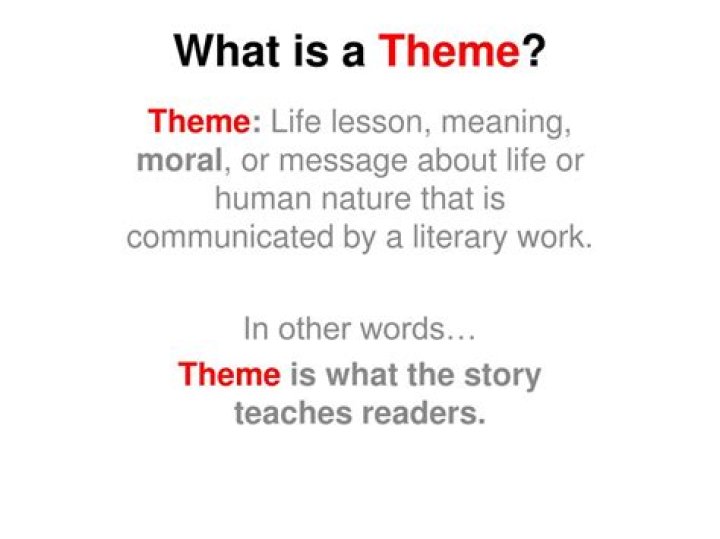 Theme Definition - How To Discuss