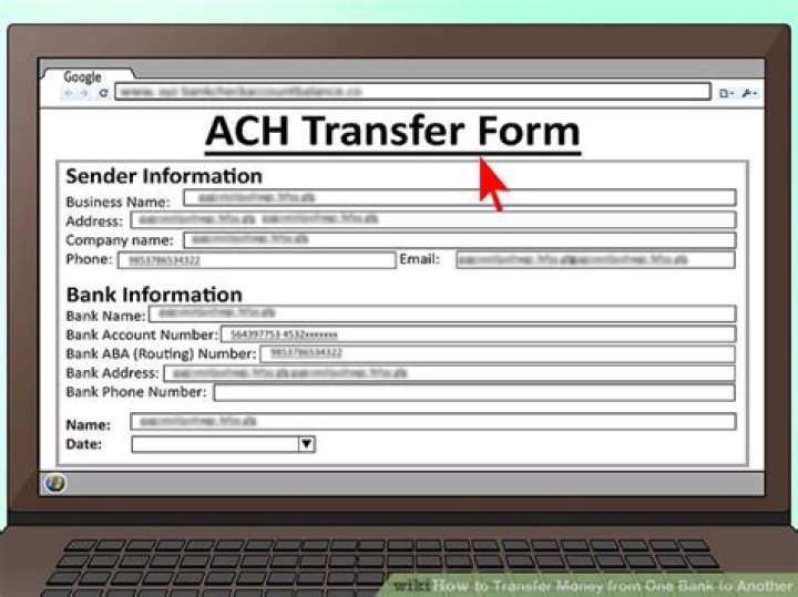 Transfer money from one bank to another