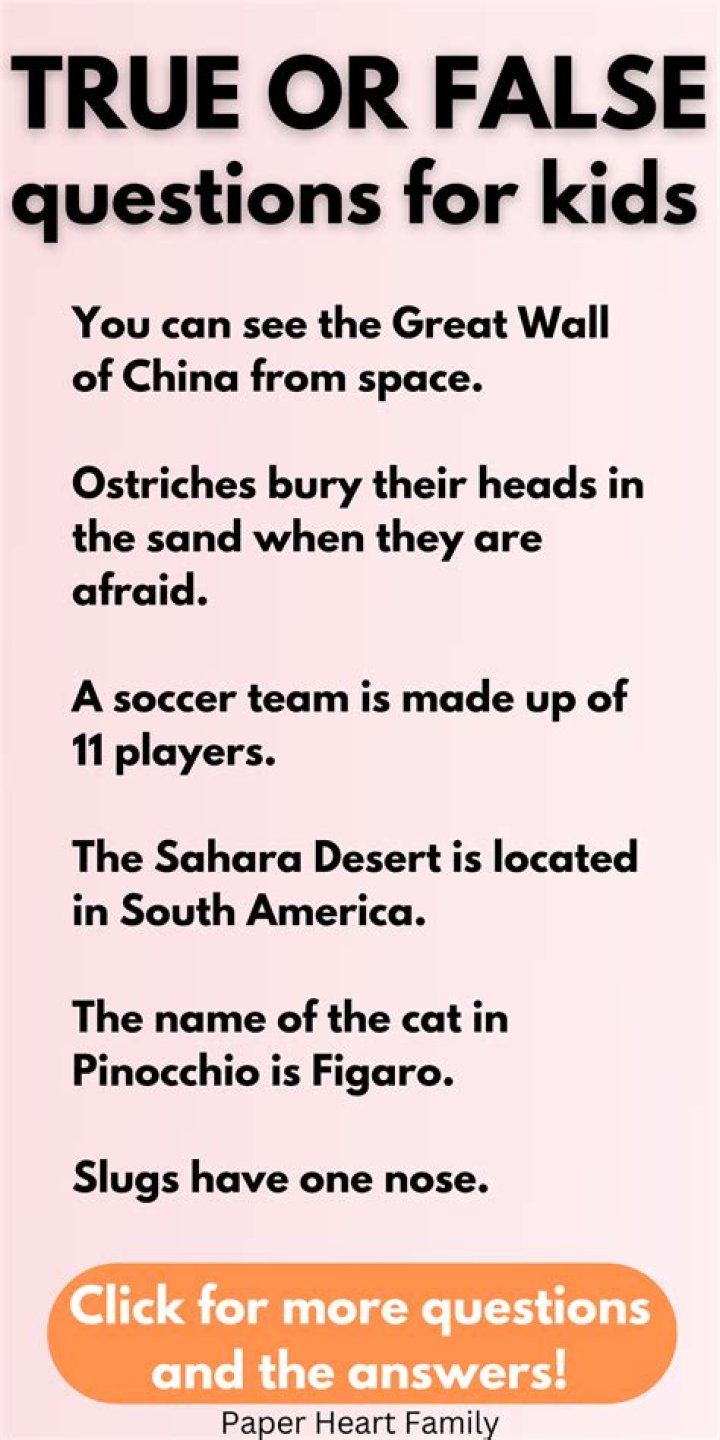 True or false answers - How To Discuss