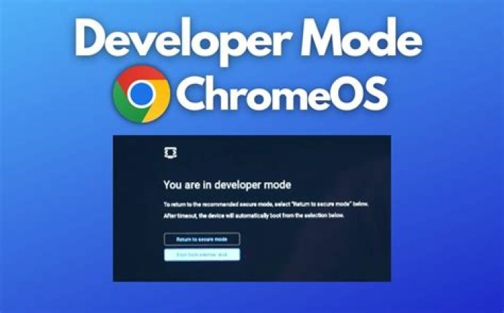Turn on chrome os developer mode