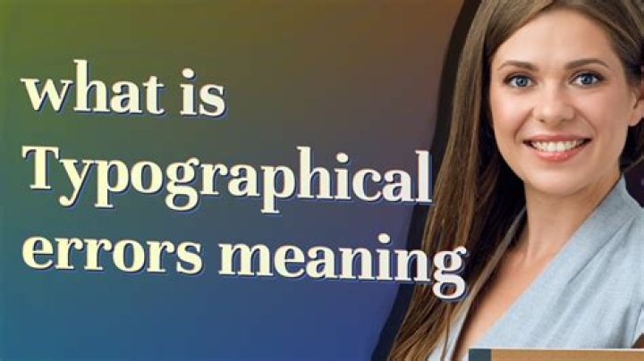 Typographical error - How To Discuss