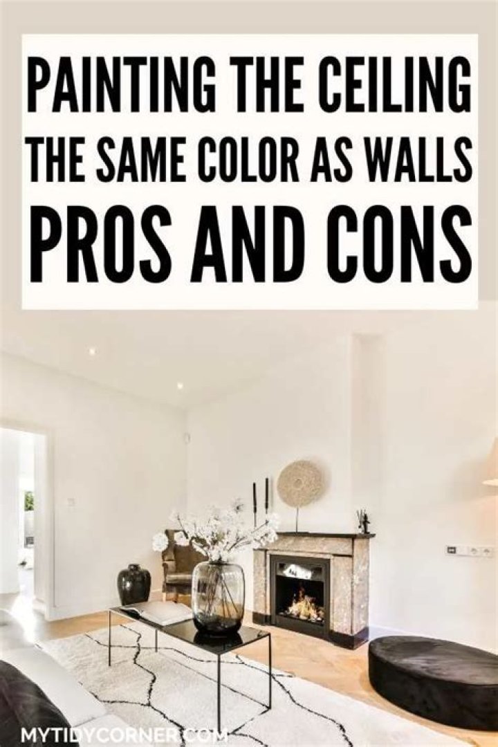 Walls and ceiling same color