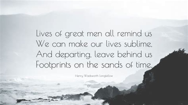 We Can Make Our Lives Sublime Meaning