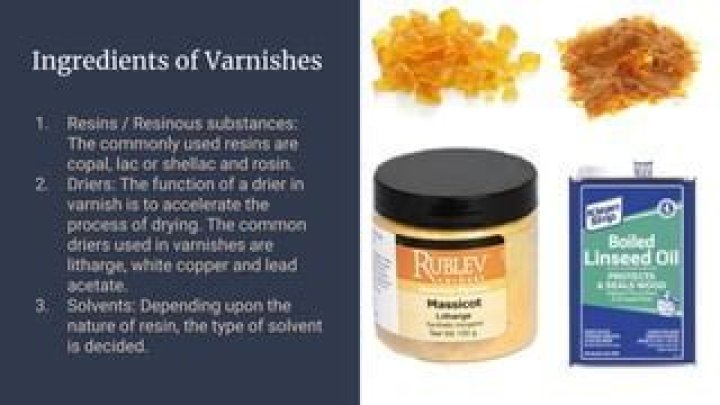 What Are The Ingredients In Varnish
