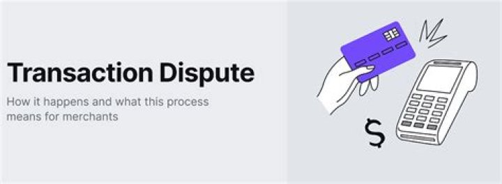 What does dispute transaction mean