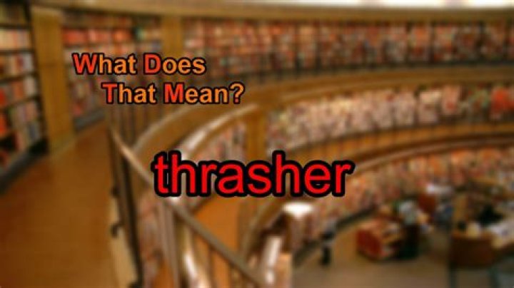 What Does Thrasher Mean - How To Discuss