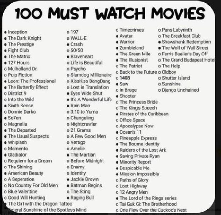 What movie should i watch
