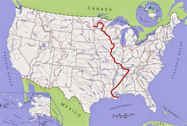Where does the Mississippi River start