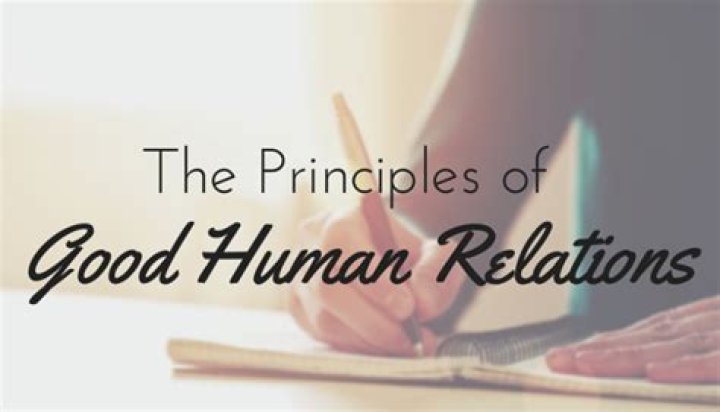 Which Of The Following Is True Of Good Human Relations